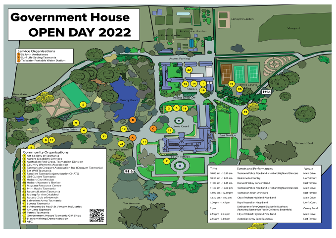 Open Day Map 2022