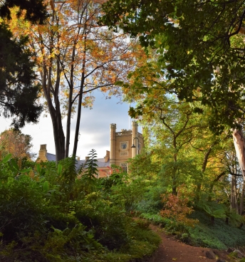 House view from Quarry Pond Garden