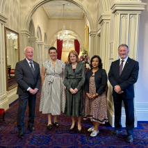 Acting British Consul-General, Mrs Sunny Ahmed, and Deputy Consul-General, Mrs Oonagh Lewis 10-03-26