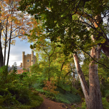 House view from Quarry Pond Garden