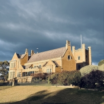 Government House with a blue sky backdrop