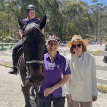 Her Excellency with staff and participants of RDA Tasmania