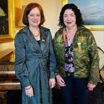 Ms Suzanne Ortuso - Vietnam Logistic and Support Medal presentation 24-06-24