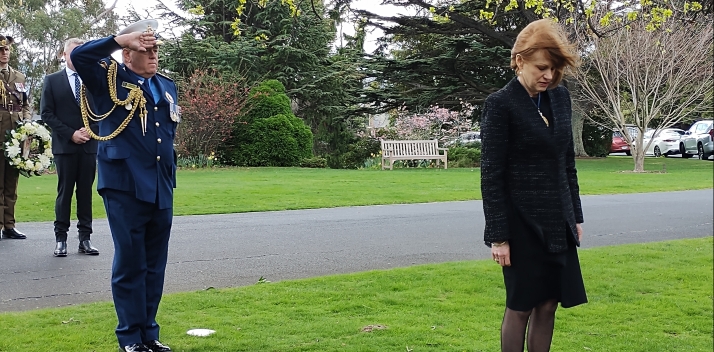 Her Majesty The Queen Wreath Laying