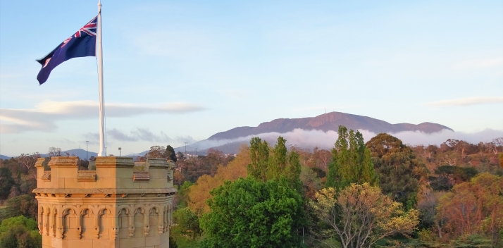 Police Tower + kunanyi