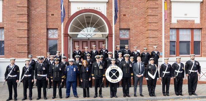 HMAS Huon - Freedom of Entry 04-05-24