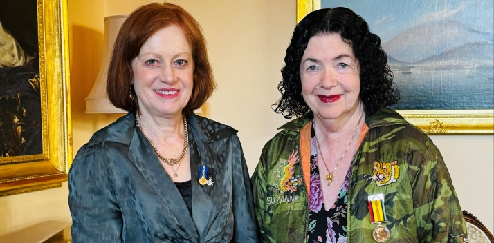 Ms Suzanne Ortuso - Vietnam Logistic and Support Medal presentation 24-06-24