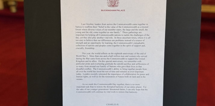 Royal Commonwealth Society, Sthn Tas Branch - Commonwealth Day 11-03-25