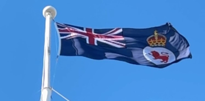 Governor's Standard with Tudor Crown