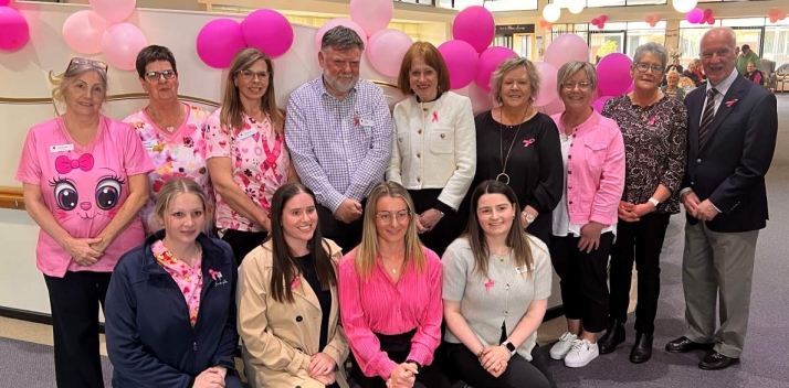 Her Excellency, Professor Chalmers and staff at Emmerton Park Aged Care