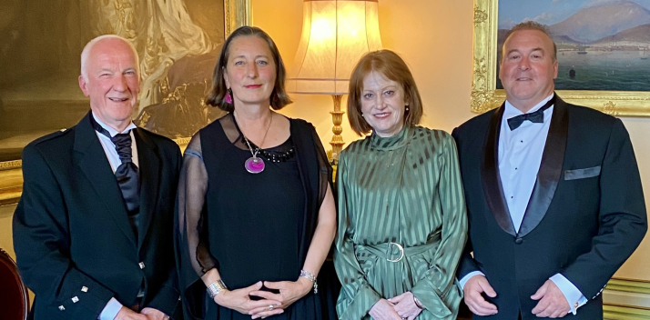 Ambassador of the Netherlands, HE Mrs Ardi Stoios-Braken, and Mr Wayne Stoios 12-11-25