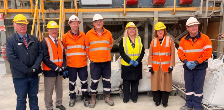 The Governor visits the Dolphin Tungsten Mine
