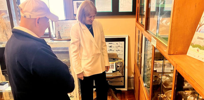 The Governor visits King Island Museum