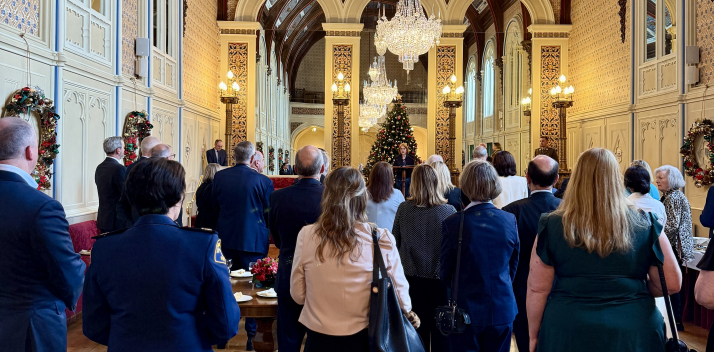 Guests attending the 200th anniversary of the Executive Council event in the Government House ballroom