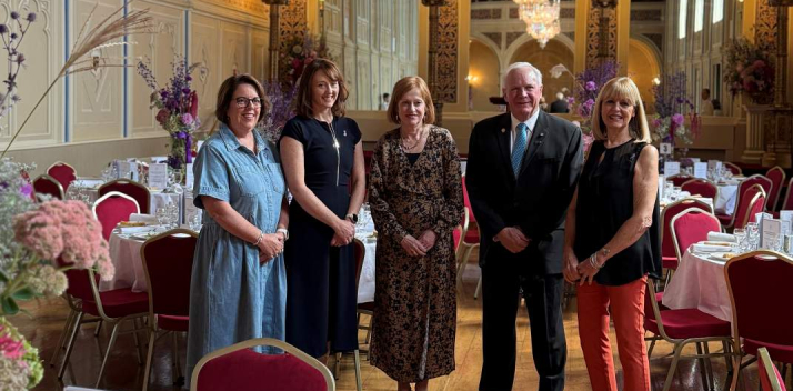 Her Excellency and the Rotary Tasmania team at the 2026 International Women's Day Luncheon at Government House