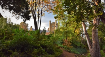 House view from Quarry Pond Garden